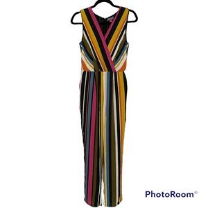 Vince Camuto Stripes Jumpsuit Spring Summer Fall Party Birthday